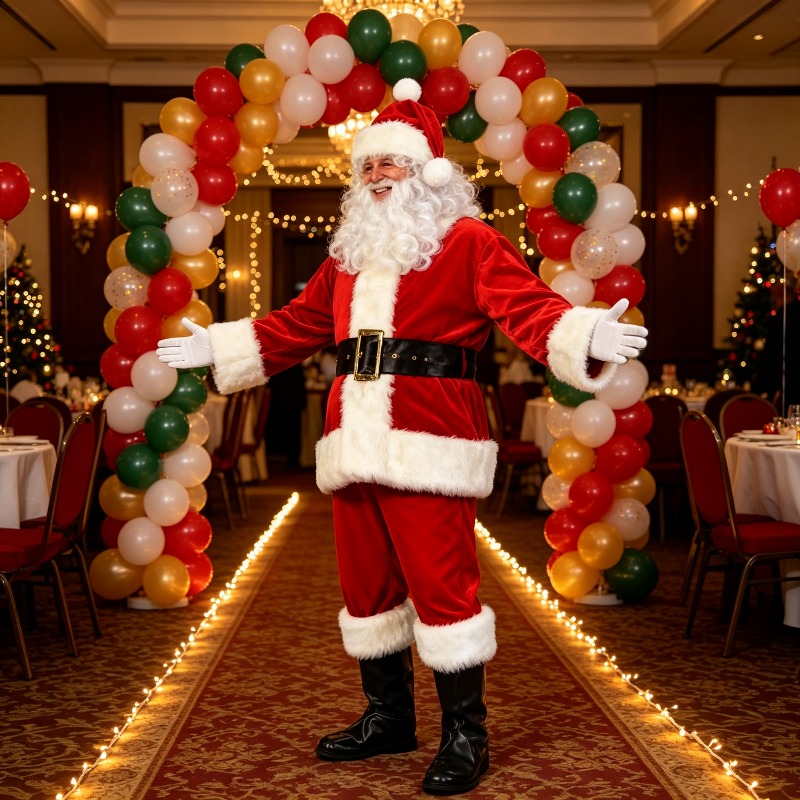 Men'S Accessories For Christmas - Men's Dress Accessories Set Santa Claus