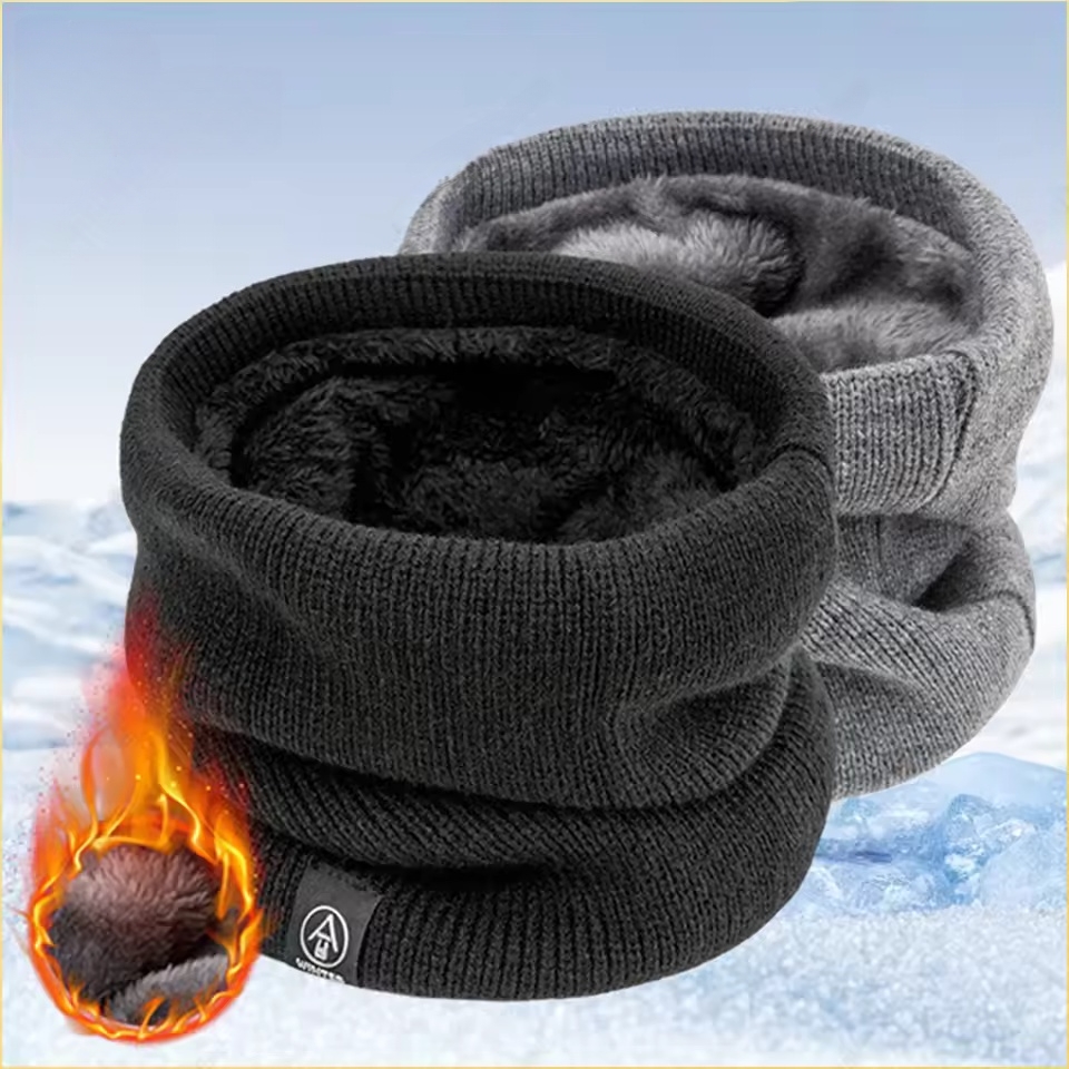 Men'S Accessories For Christmas - Winter Neck Warmer Scarf Fleece Lined