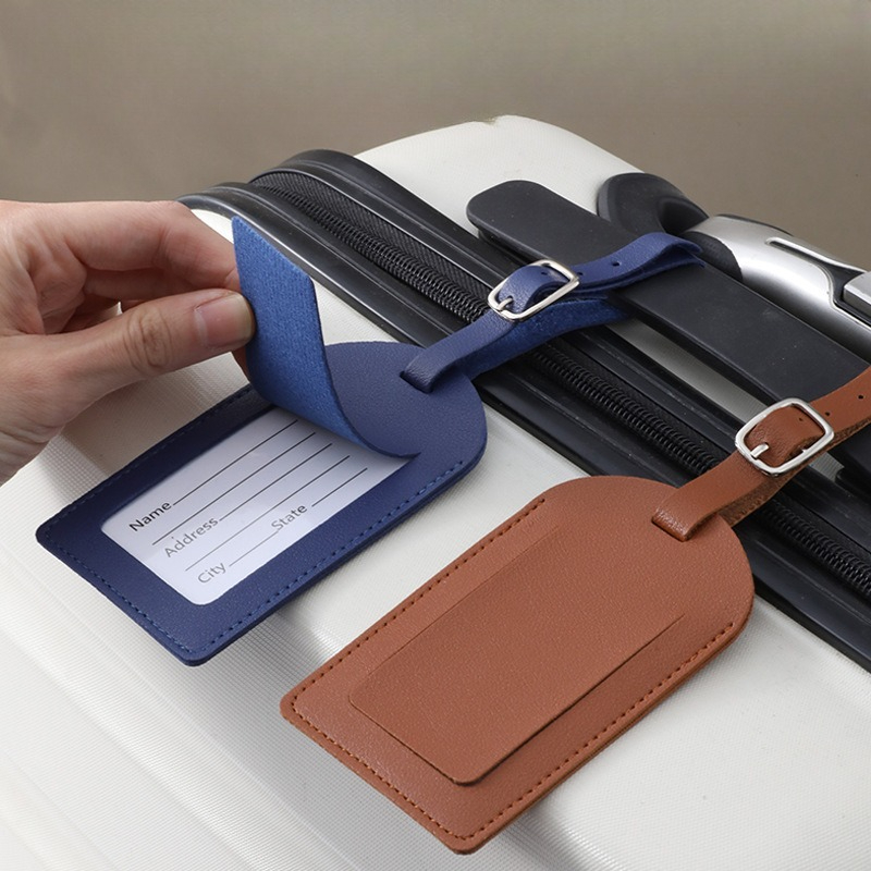 Women Men Luggage Tags PU Leat - đánh giá và giá Men Accessories Name