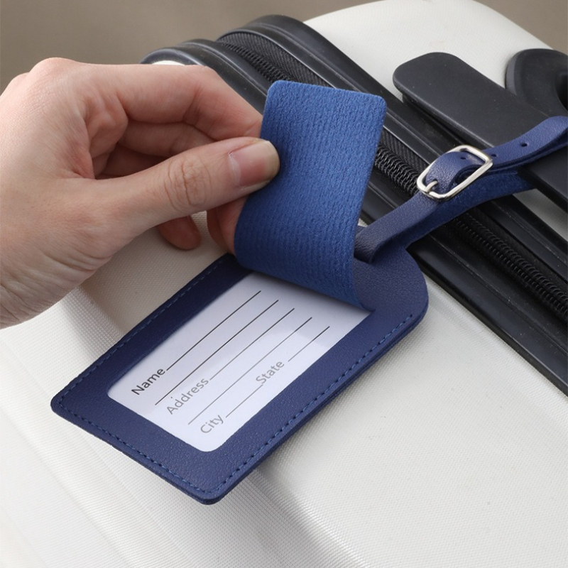 Women Men Luggage Tags PU Leat - đánh giá và giá Men Accessories Name