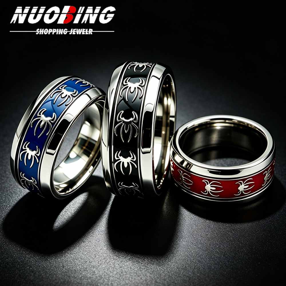 New Vintage Punk Spider Ring 3 - đánh giá và giá Men Accessories Wholesale