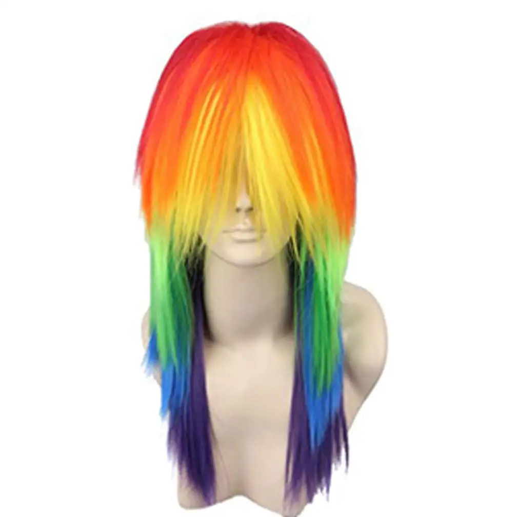 Long Rainbow Straight Syntheti - đánh giá và giá Men'S Accessories For Christmas