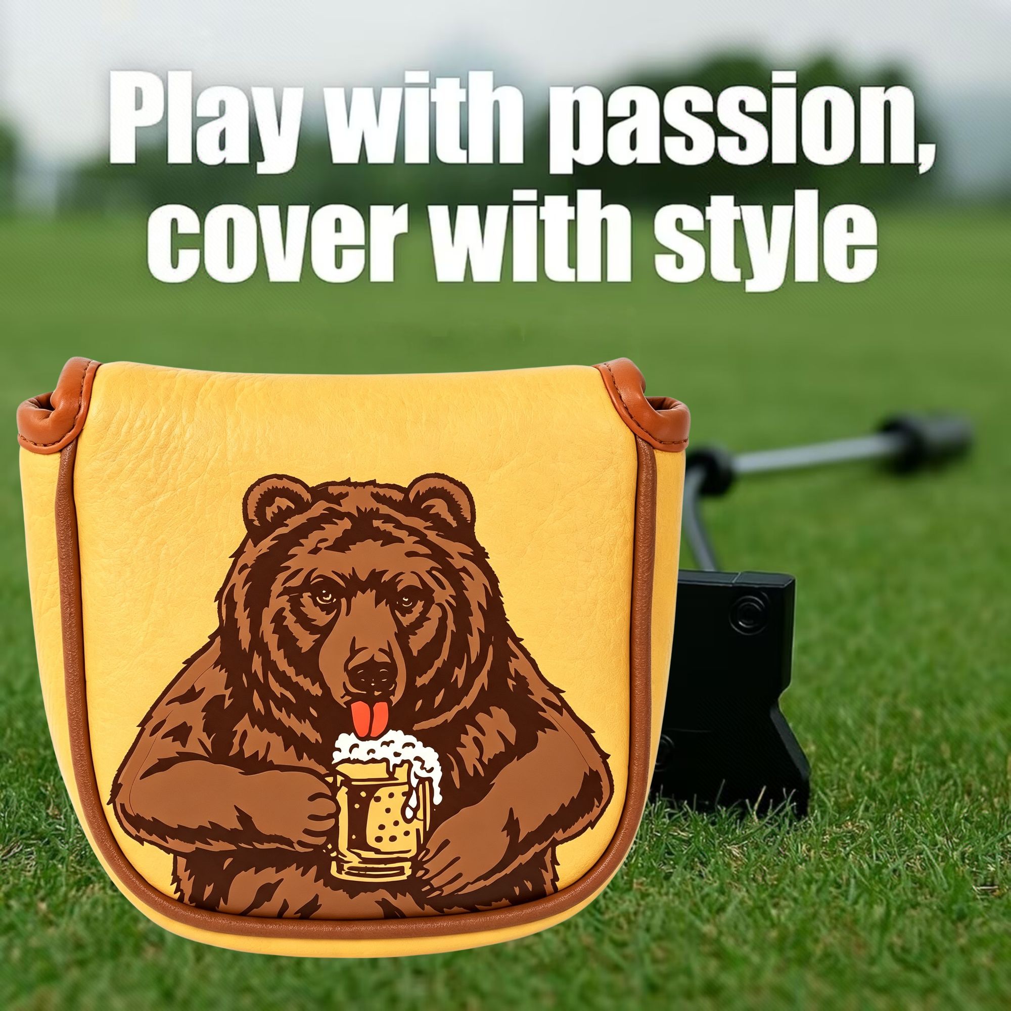 Skull Embroidered Golf Mallet  - đánh giá và giá Men'S Accessories For Christmas