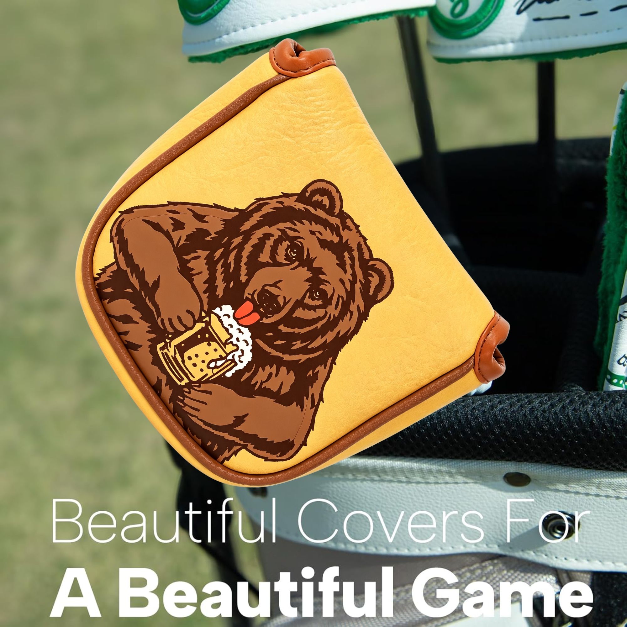 Skull Embroidered Golf Mallet  - đánh giá và giá Men'S Accessories For Christmas