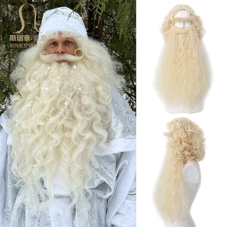 Christmas Santa Claus Hair Wig - đánh giá và giá Men'S Accessories For Christmas