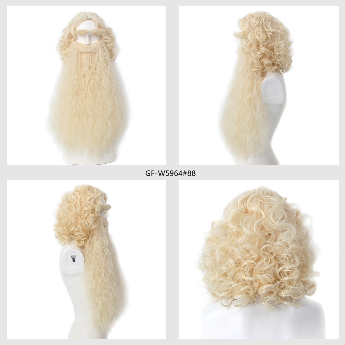 Christmas Santa Claus Hair Wig - đánh giá và giá Men'S Accessories For Christmas