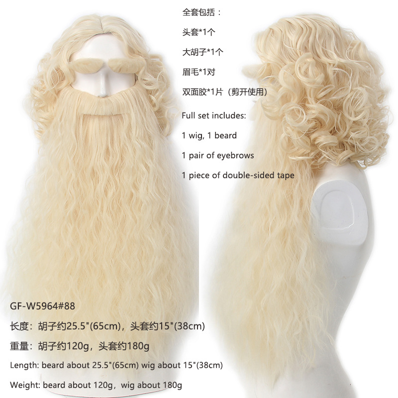 Christmas Santa Claus Hair Wig - đánh giá và giá Men'S Accessories For Christmas