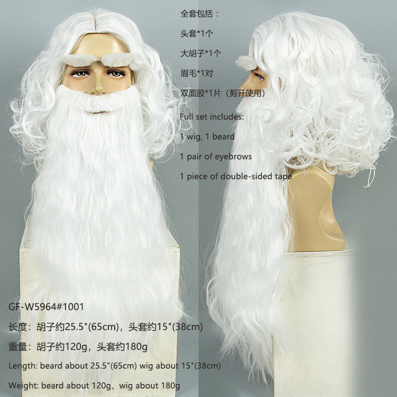 Christmas Santa Claus Hair Wig - đánh giá và giá Men'S Accessories For Christmas