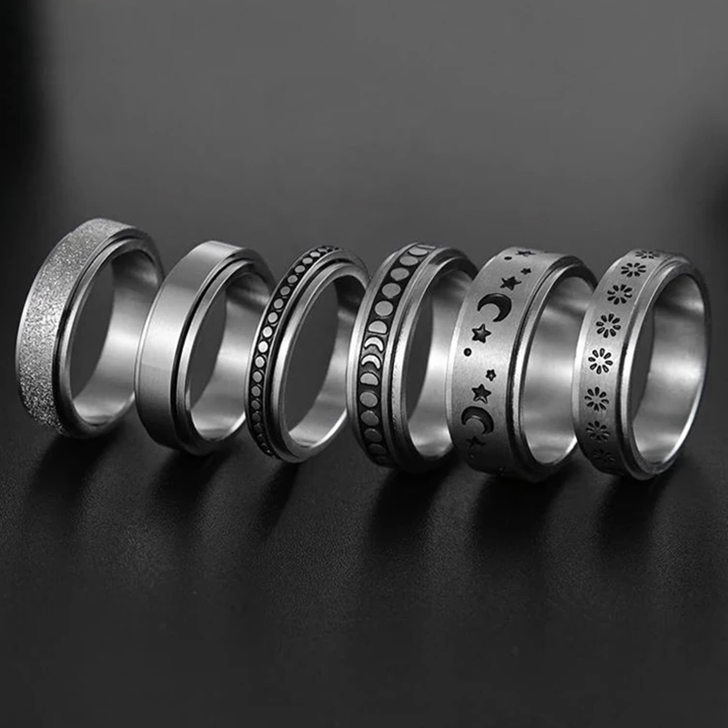 Stainless Steel Anxiety Ring w - đánh giá và giá Men Accessories Name