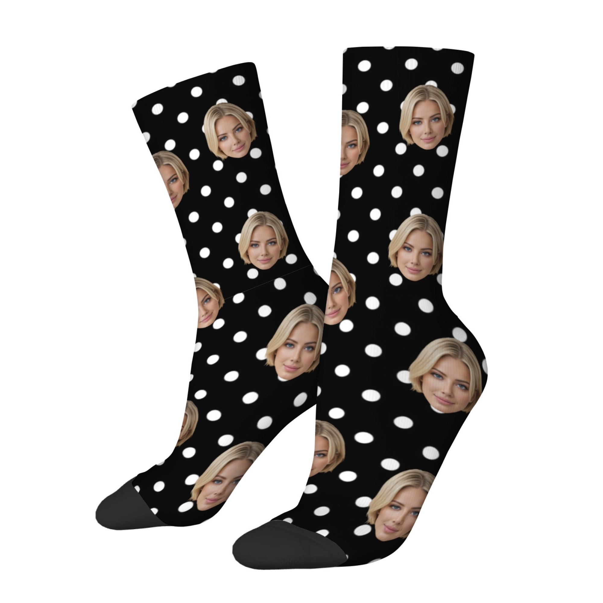 Custom Face Socks with Retro p - đánh giá và giá Men Accessories Photos
