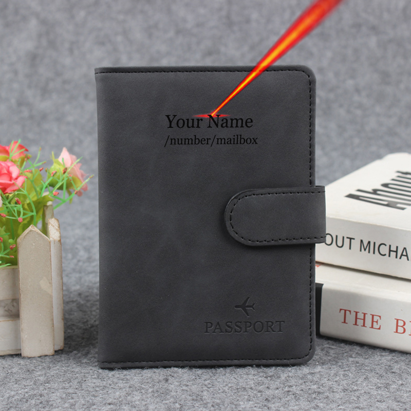 Magnetic Button Passport Cover - đánh giá và giá Men Accessories Name