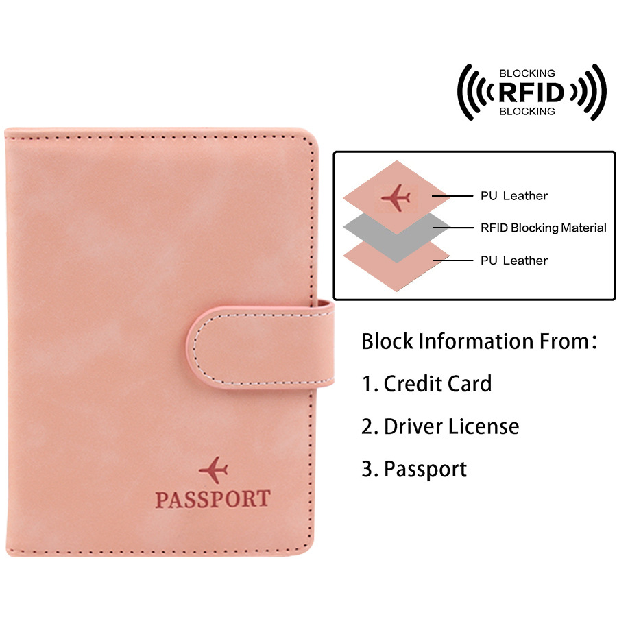 Magnetic Button Passport Cover - đánh giá và giá Men Accessories Name