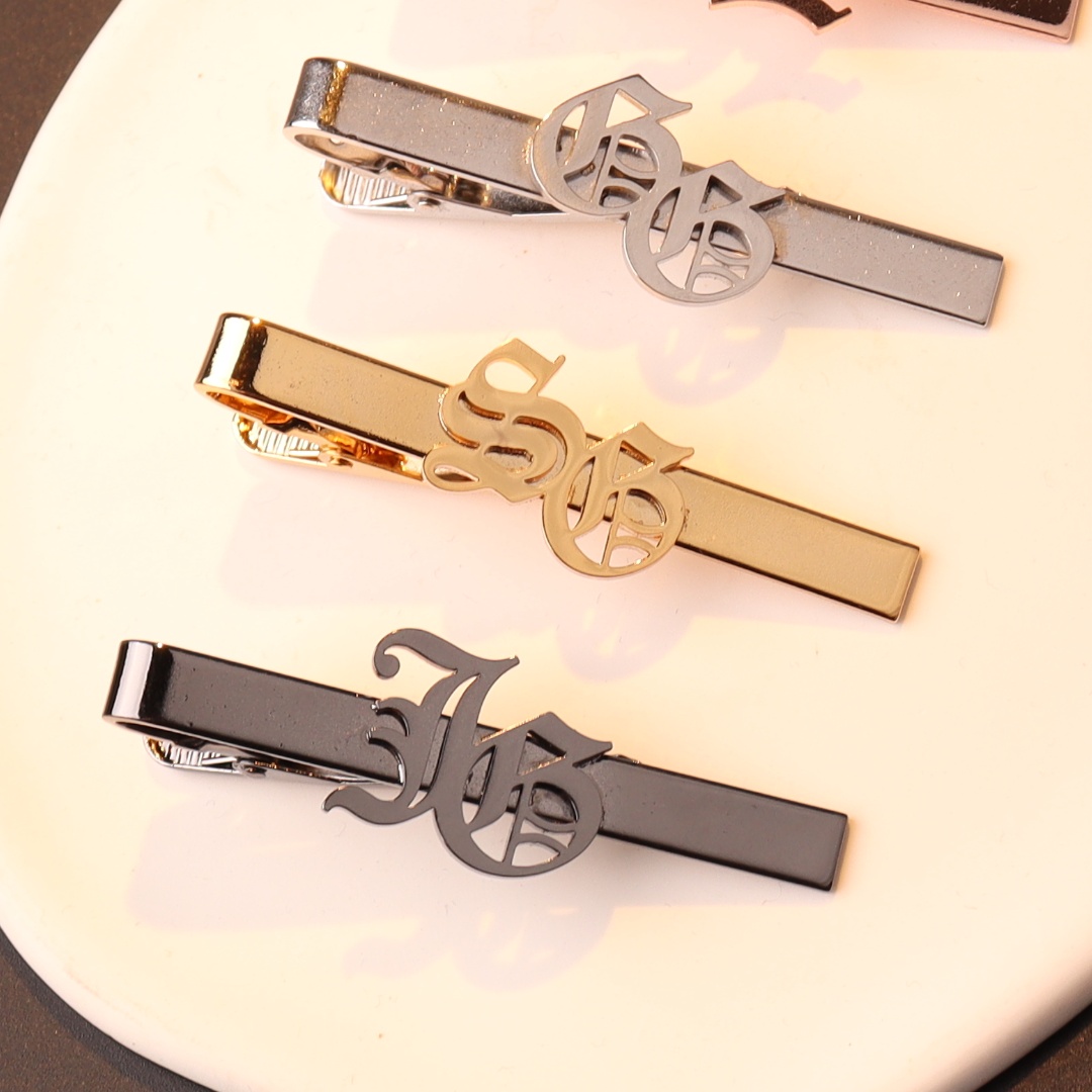 Custom Name Initials Tie Clip  - đánh giá và giá Men Accessories Name