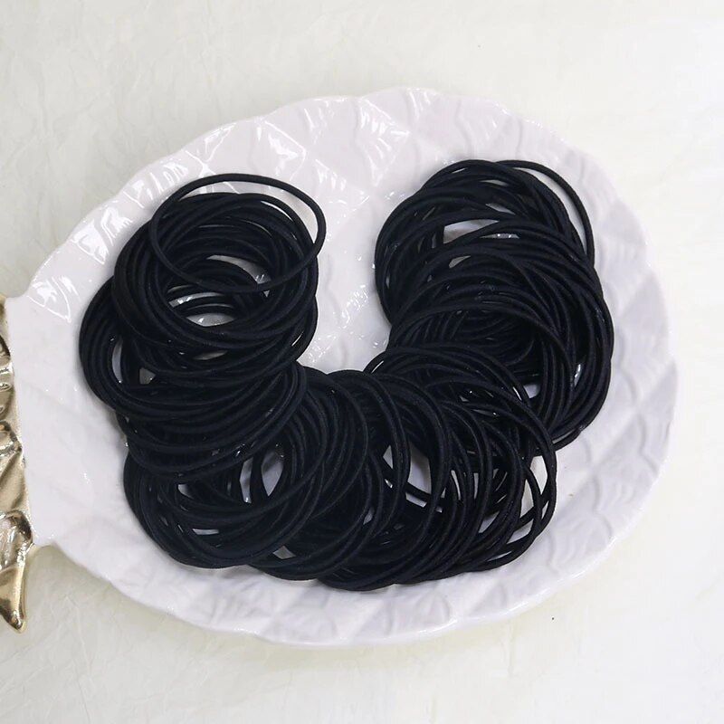 100PCS/Set Hair Ties Elastic R - đánh giá và giá Men Accessories Kit