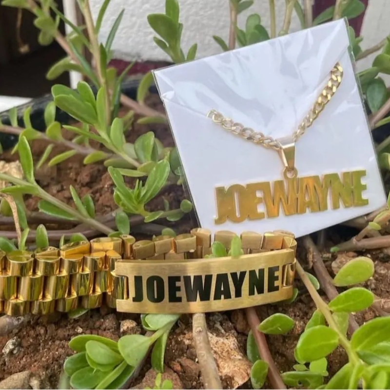 Custom Men Name Necklace Big B - đánh giá và giá Men Accessories Kit